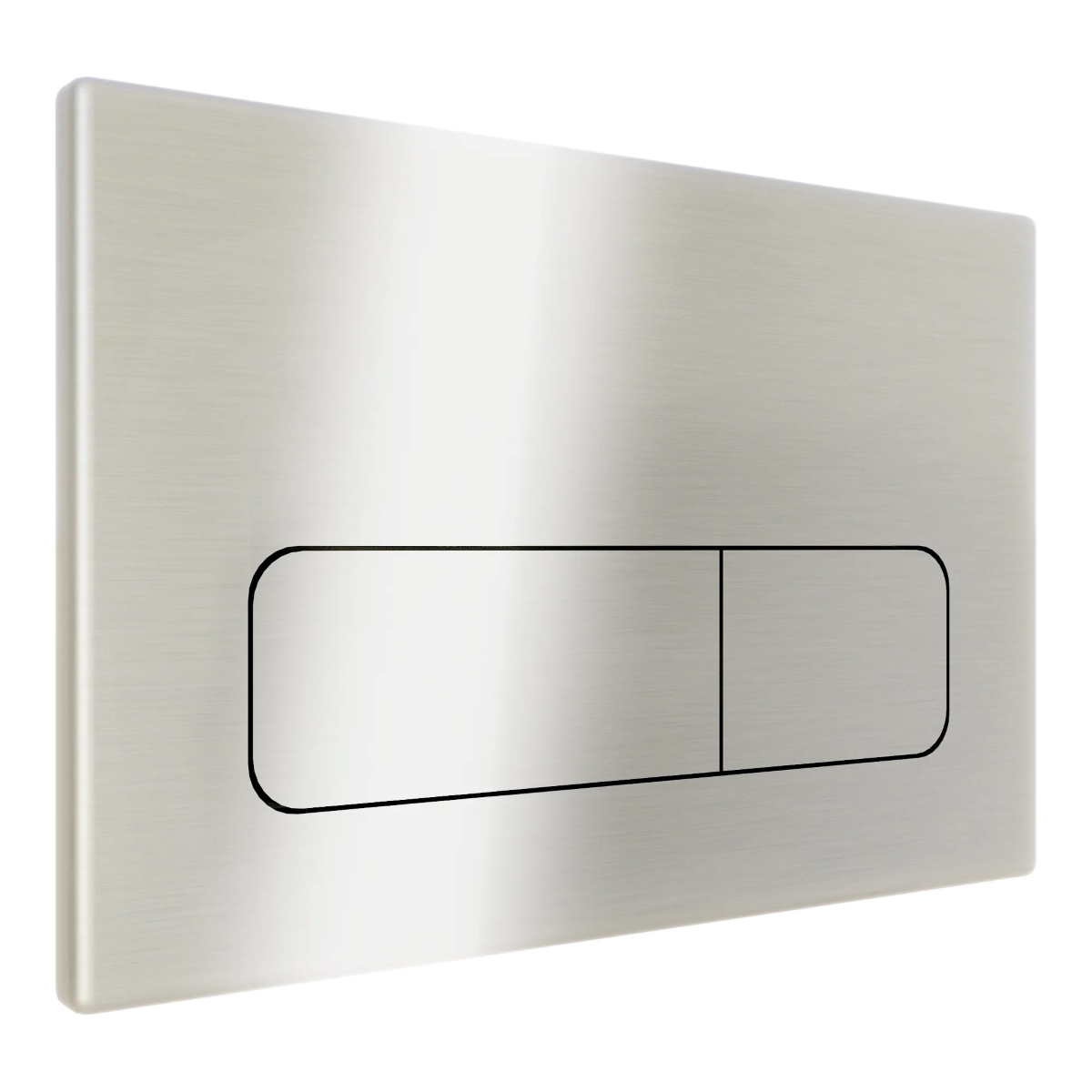 Кнопка смыва для унитазов Vincea VFP-002BN брашированный никель