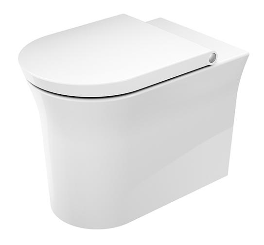 Унитаз приставной безободковый Duravit White Tulip 2001090000 без сиденья