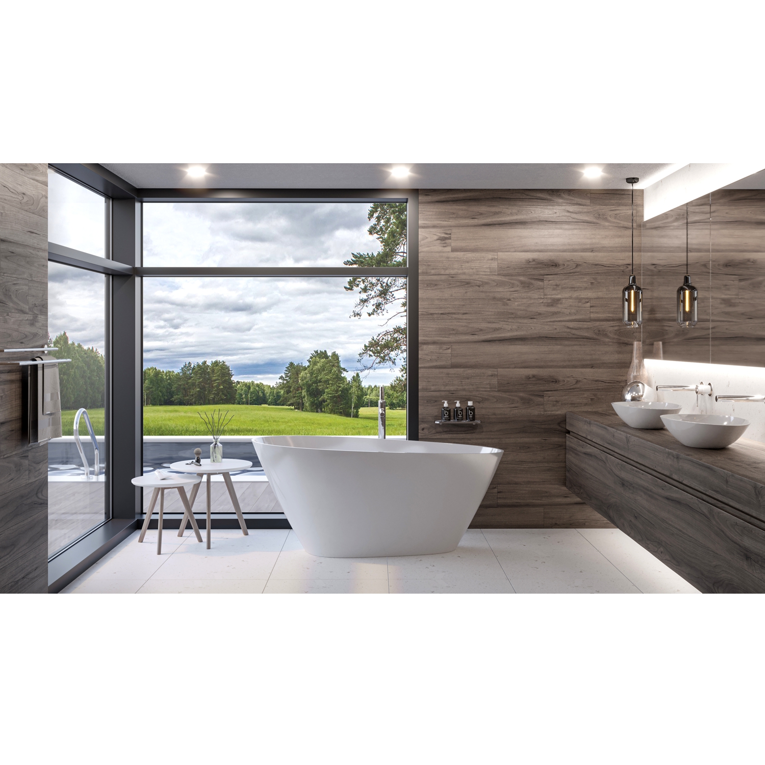 Ванна WHITECROSS Spinel C 150x70 (белый глянец) иск. камень