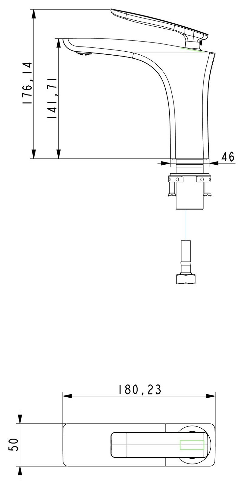 Смеситель для раковины Timo Helmi 4061/00-16F хром;белый глянцевый