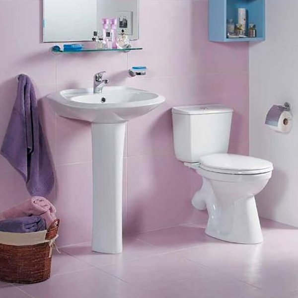 Унитаз-компакт Santek Бриз с диагональным выпуском 1WH202569