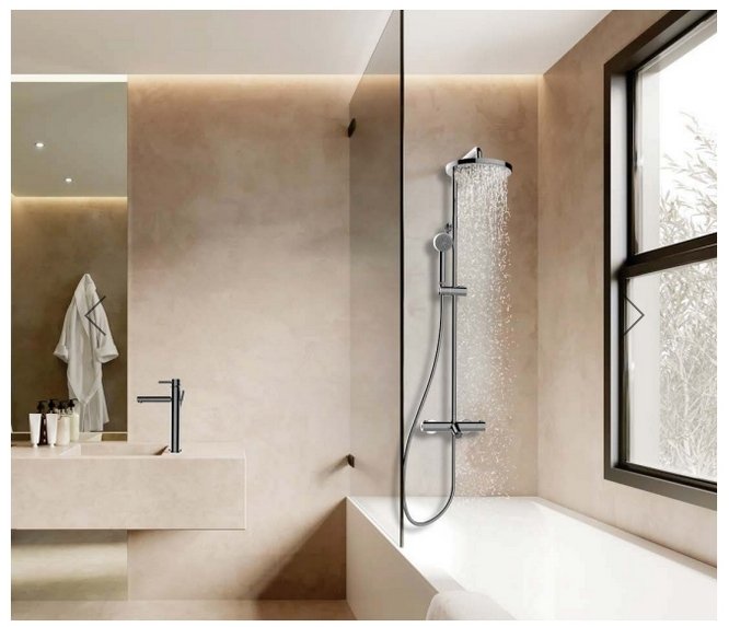 Душевая стойка с термостатом Bossini Elios L10401.1.030 хром