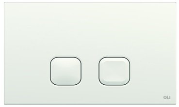 Кнопка смыва для унитазов OLI PLAIN 70826 белый