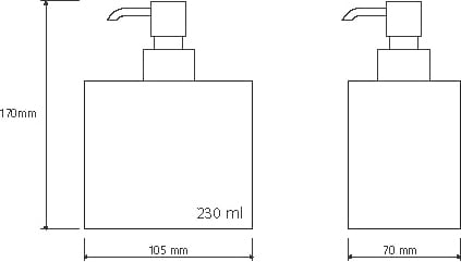 Дозатор для жидкого мыла Bemeta Plaza 118109042 Хром
