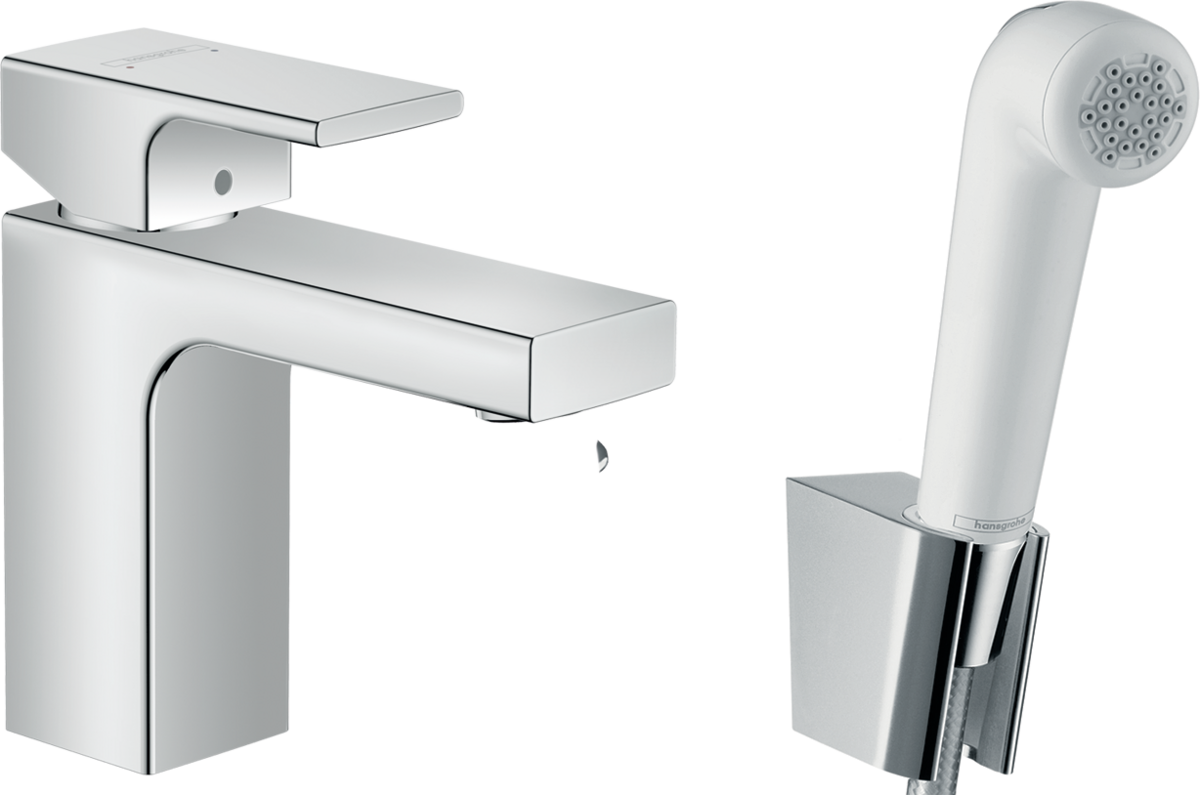 Смеситель для раковины Hansgrohe Vernis Shape 71216000 хром