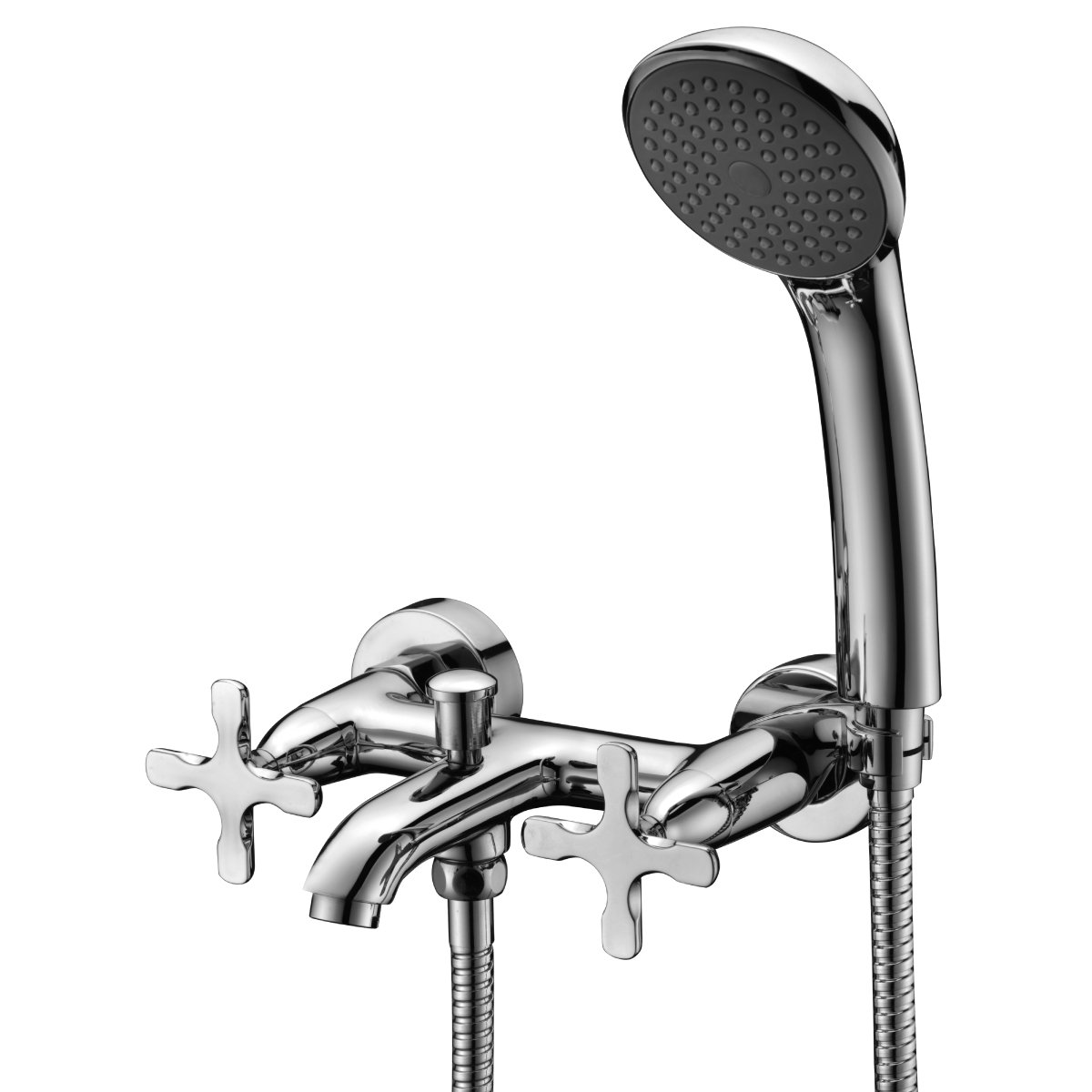 Смеситель для ванны с душем Lemark Duetto LM5712C хром