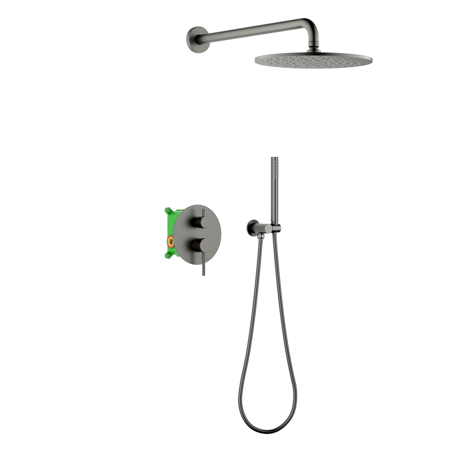 Встраиваемая душевая система со смесителем Timo Saona SX-2369/18SM черное золото