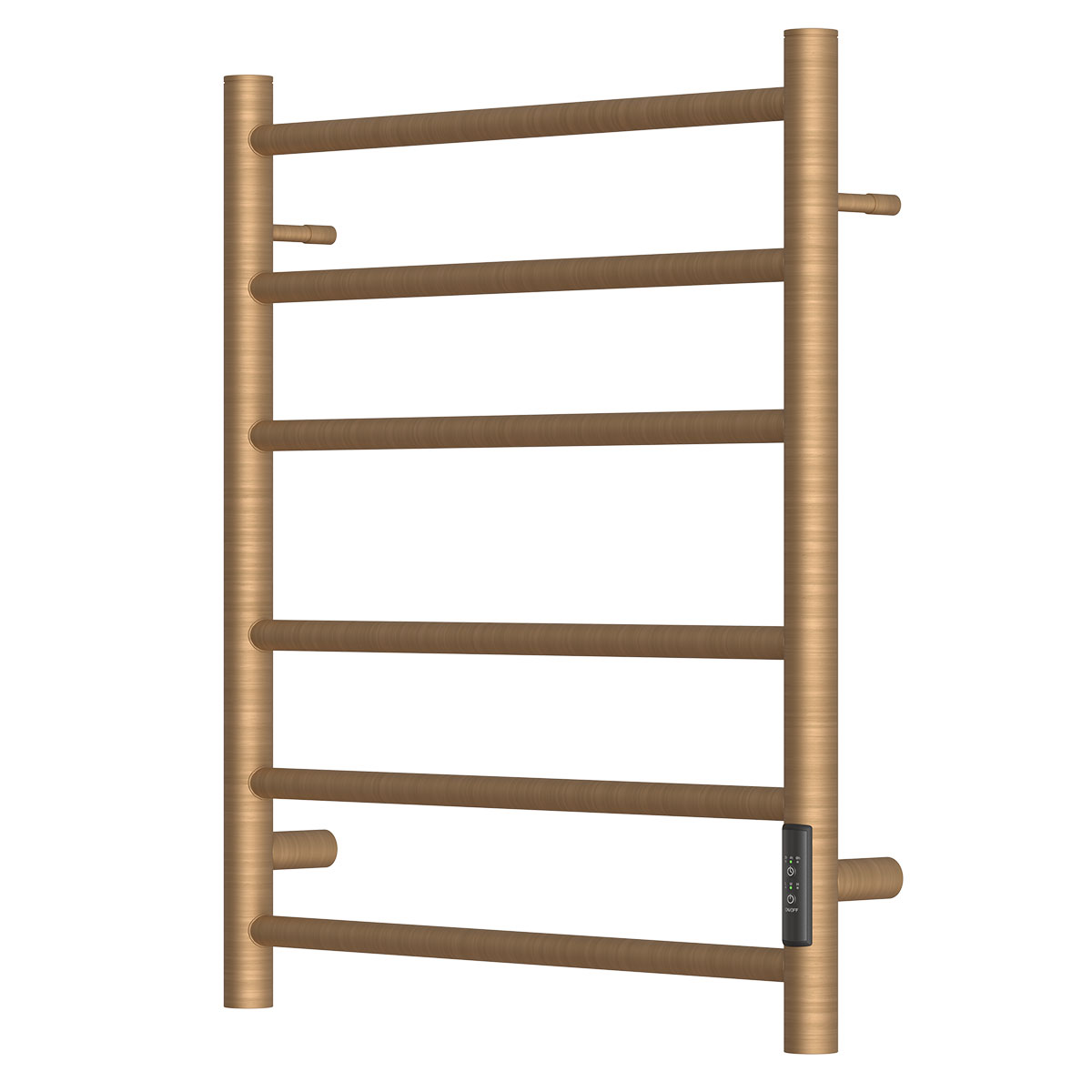 Полотенцесушитель электрический Point PN10856BR П6 500x600 диммер справа, бронза