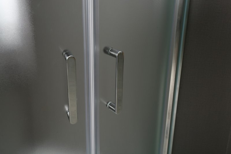 Душевой уголок BelBagno Uno R-2 95x95 профиль Хром стекло прозрачное