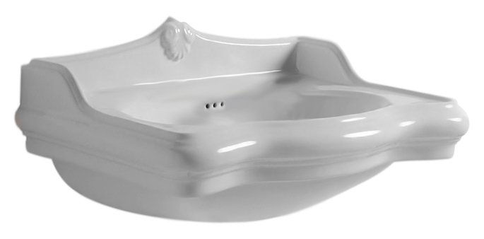 Раковина подвесная 50см Azzurra Jubilaeum JUB200/50bi*1dx белый