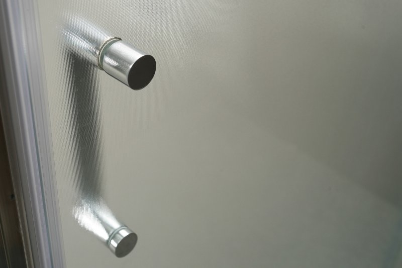 Душевой уголок BelBagno Uno R-2 85x85 профиль Хром стекло прозрачное