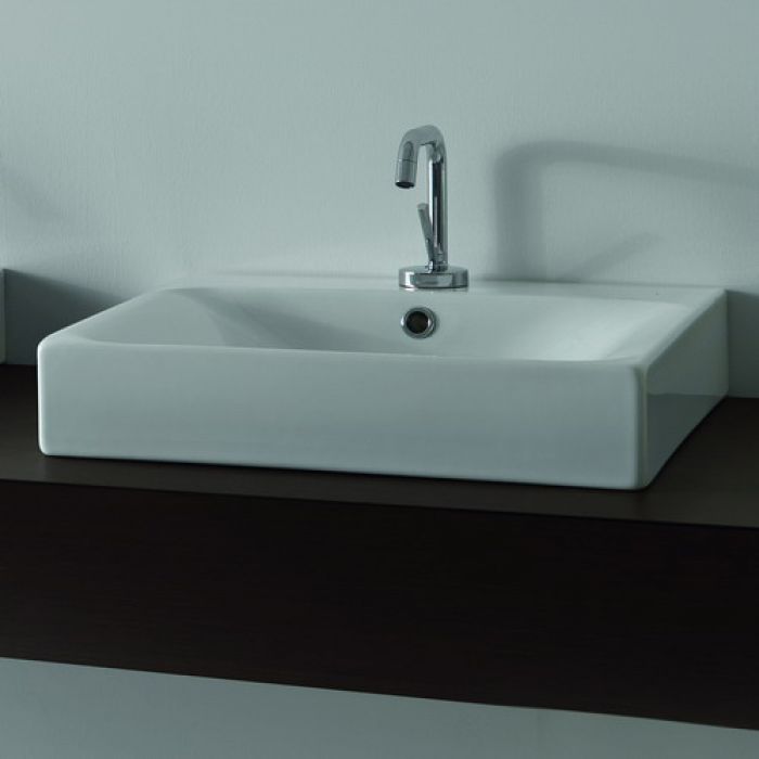 Раковина подвесная;накладная 50см Kerasan Cento 353001*1 белый