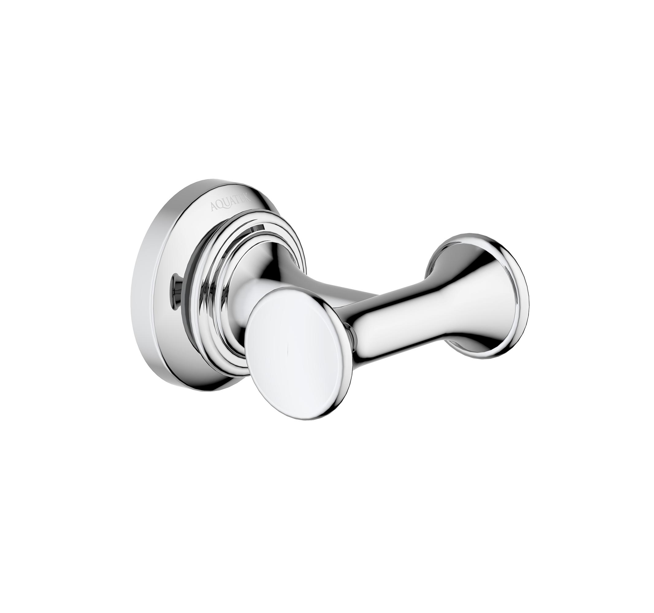 Крючок двойной Aquatek Классик AQ4502CR хром