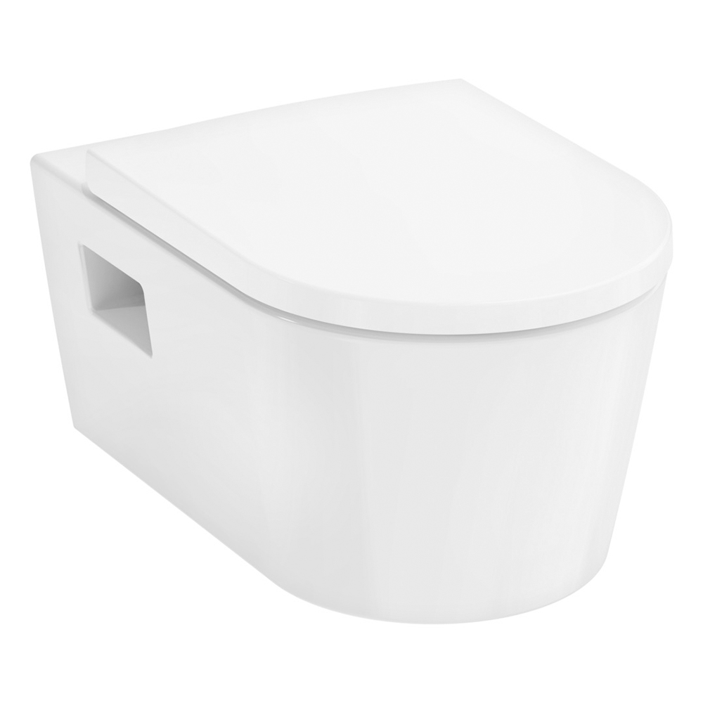 Унитаз подвесной безободковый Hansgrohe EluPura Original S 60207450 белый