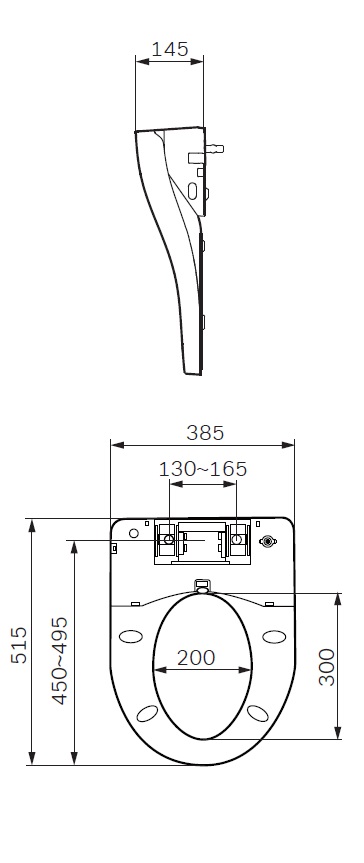 Унитаз-биде AM PM Awe C111739SC подвесной с электронной крышкой-биде