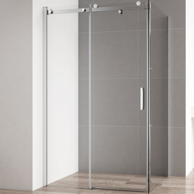 Душевой уголок Cezares Stylus-Soft AH-1 140x100 профиль Хром стекло прозрачное