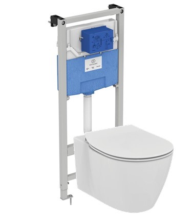 Промо-комплект 3 в 1 Ideal Standard с подвесным унитазом CONNECT Rimless E822301 и инсталляцией PROSYS