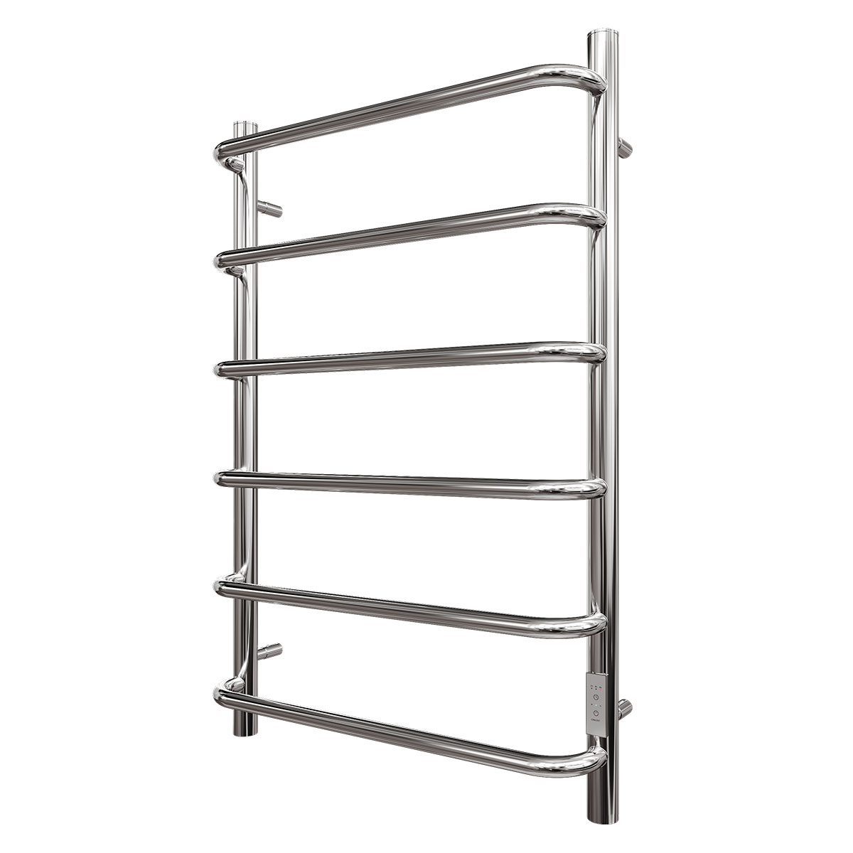 Полотенцесушитель электрический Point PN08858 П6 500x800 диммер справа, хром