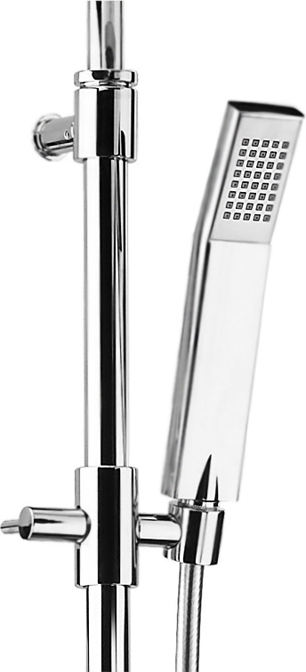 Душевая стойка Webert Comfort AC0675 Хром с верхним душем PVC