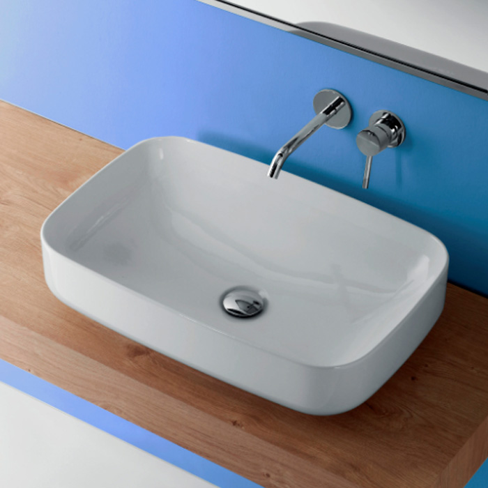 Раковина накладная 60см Kerasan Tribeca 514101 белый