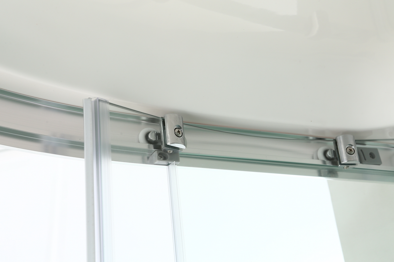 Душевая кабина Black&White G8503 90x90x215 профиль хром глянцевый, стекло прозрачное