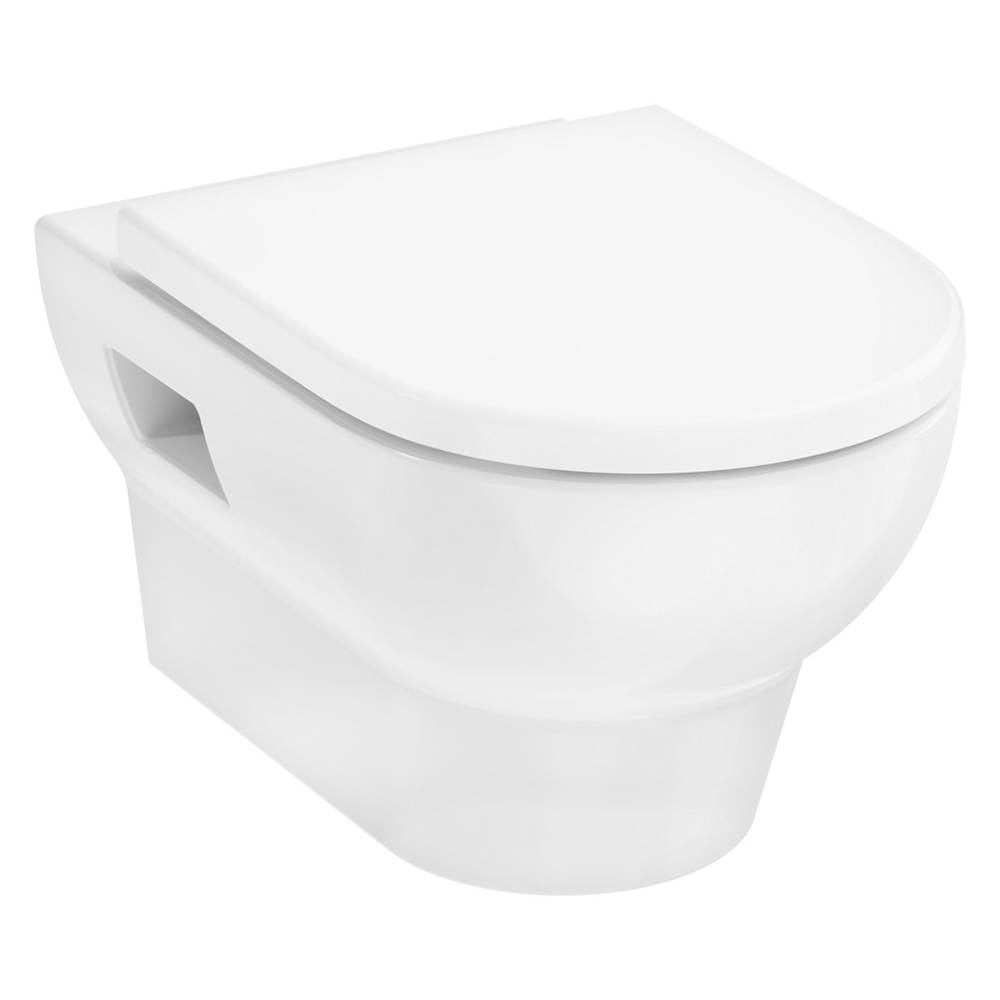 Унитаз подвесной безободковый Hansgrohe GladeLake S 60201450 белый