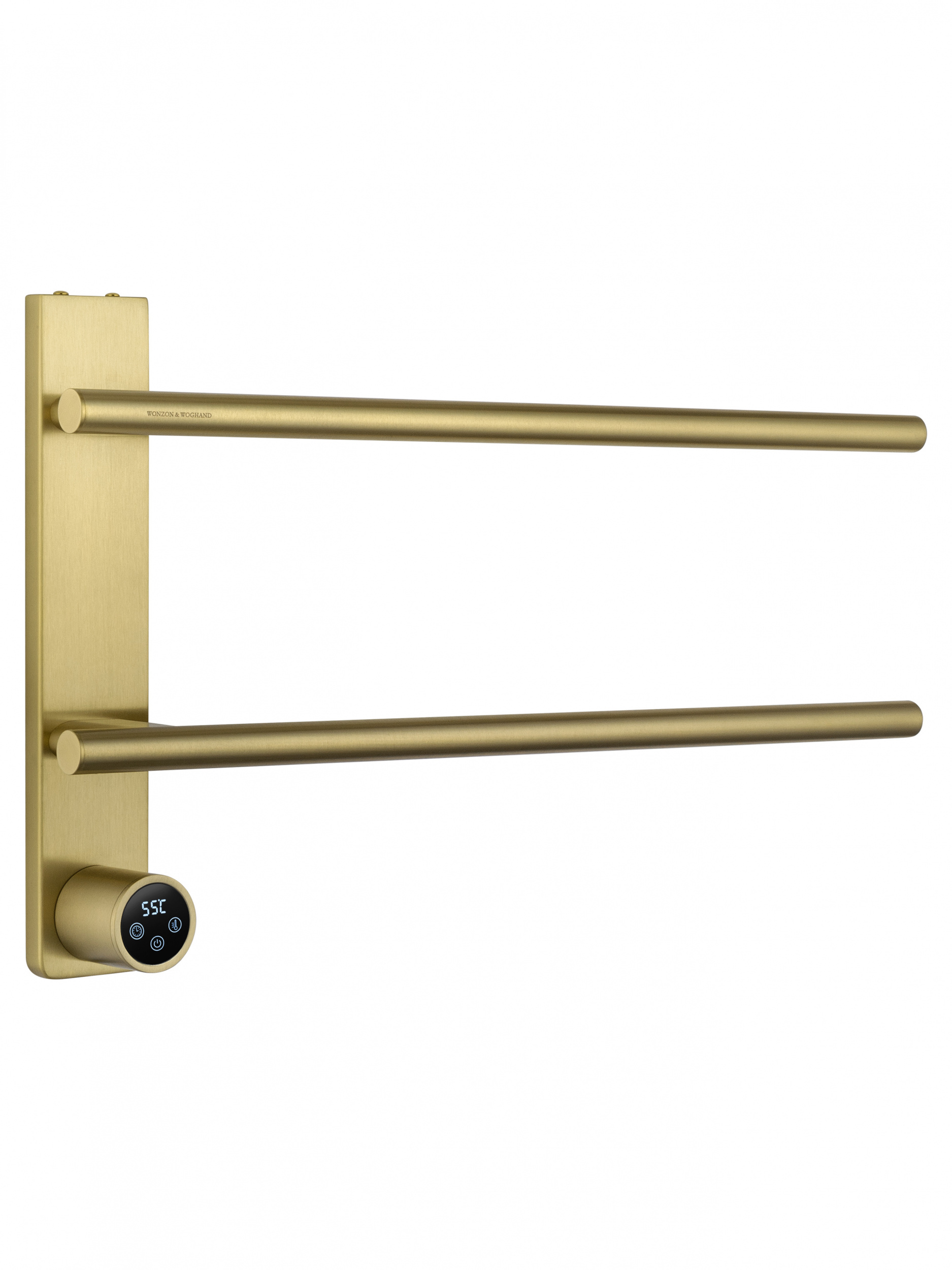 Полотенцесушитель электрический WONZON & WOGHAND NÜRNBERG, Брашированное золото (WW-AL342-BG)