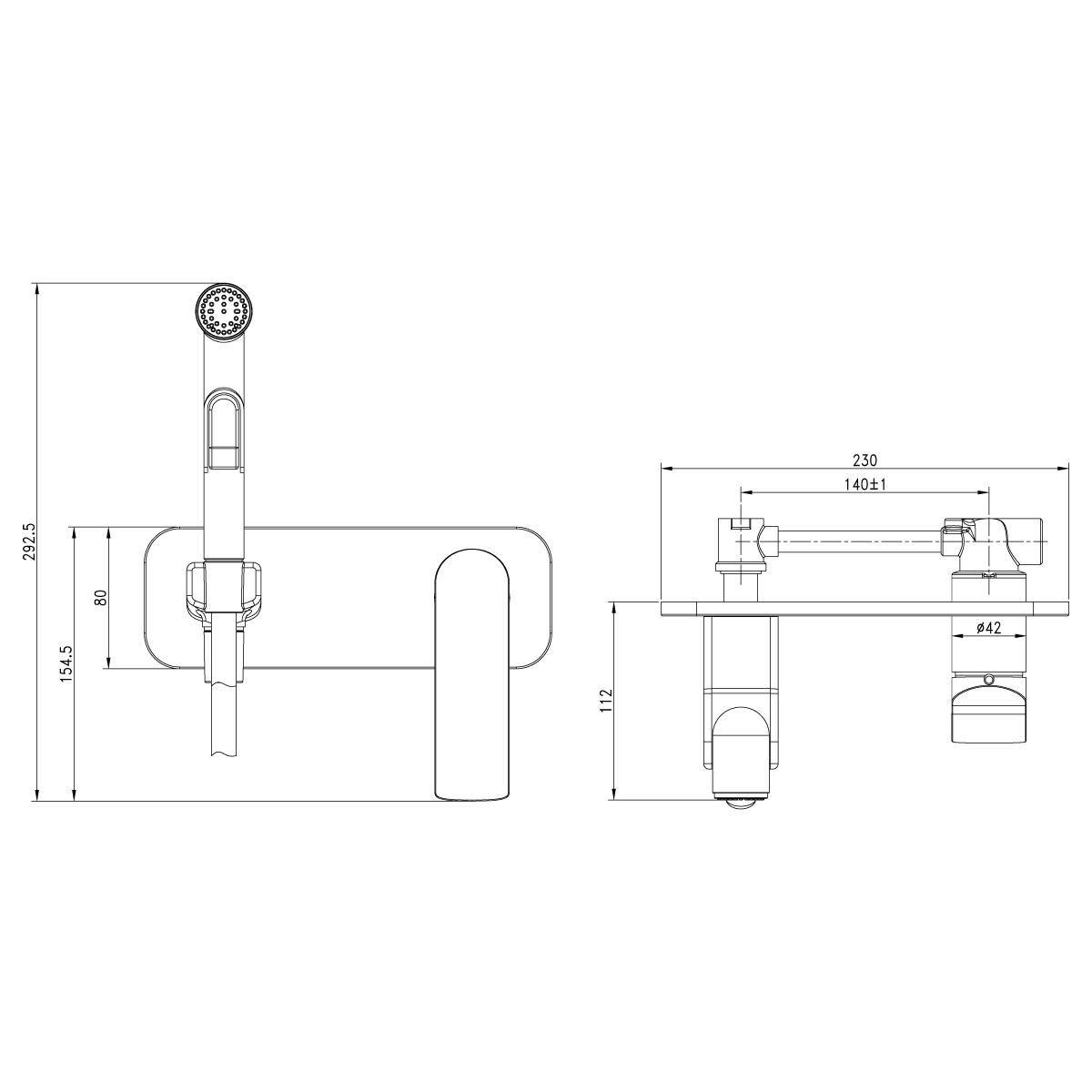 Смеситель для биде Lemark Allegro LM5919CW хром/белый