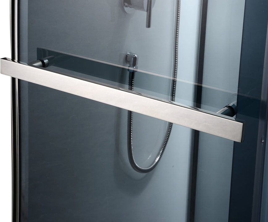 Душевая кабина Orans 8629ED0 120x80x220 профиль хром, задние стенки белое стекло, фронтальное стекло тонированное