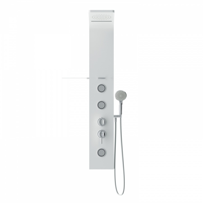 Душевая панель AM PM Joy W85P-2-136AW Белая матовая