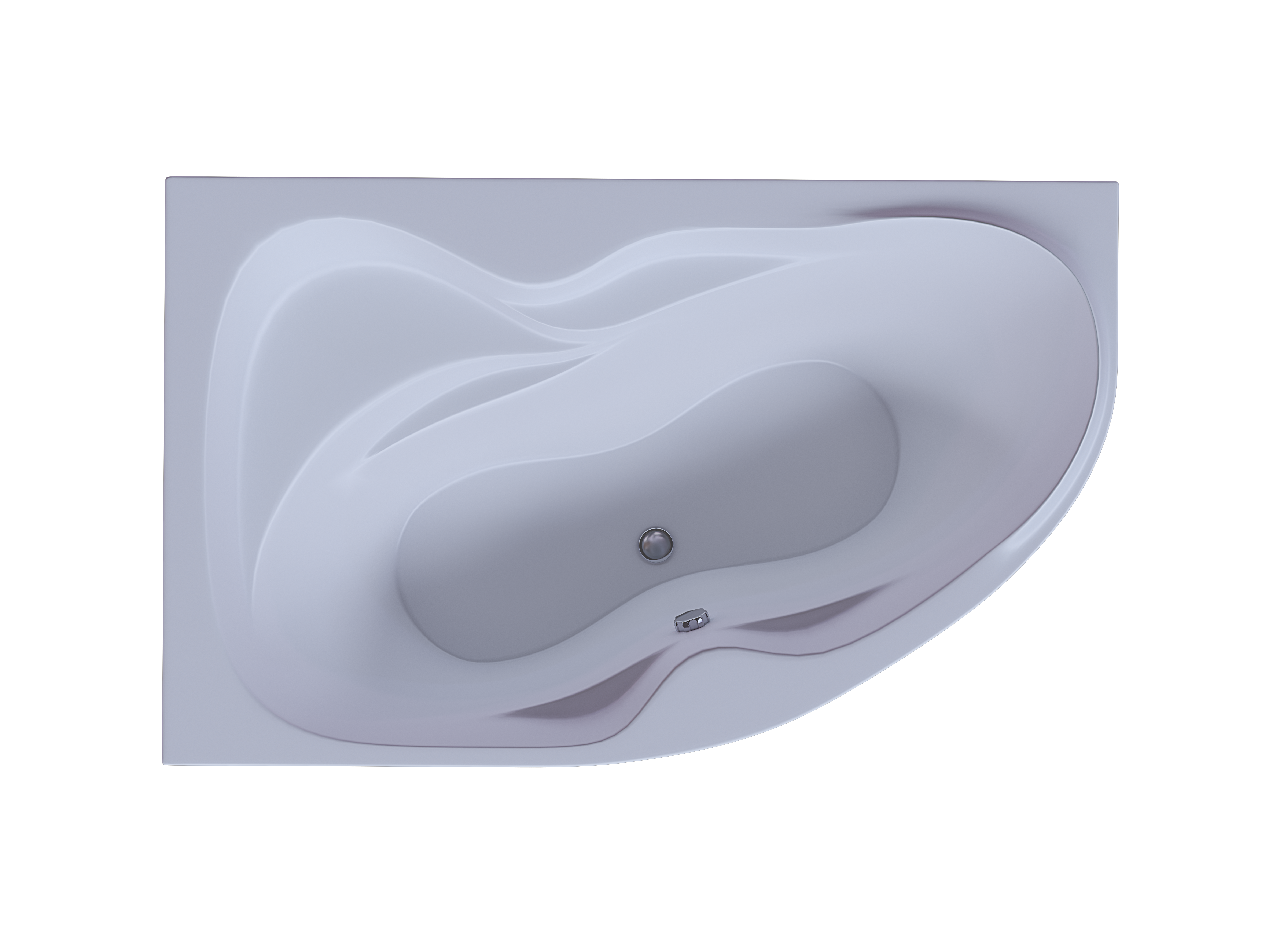 Акриловая ванна Aquatek Вега 170x105 см L пустая с фр.экр.