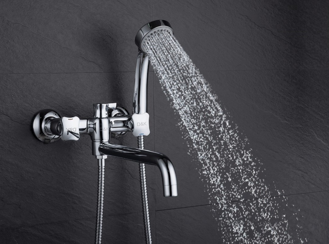 Смеситель для ванны D&K Hessen DA1383301, хром