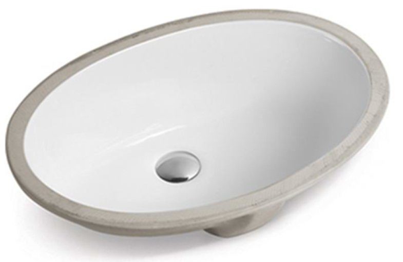 Раковина встраиваемая снизу 56см Gid Yj839 белый