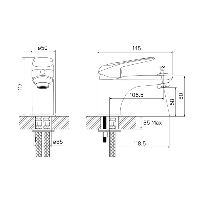 Смеситель Iddis Male MALSB00i01 хром