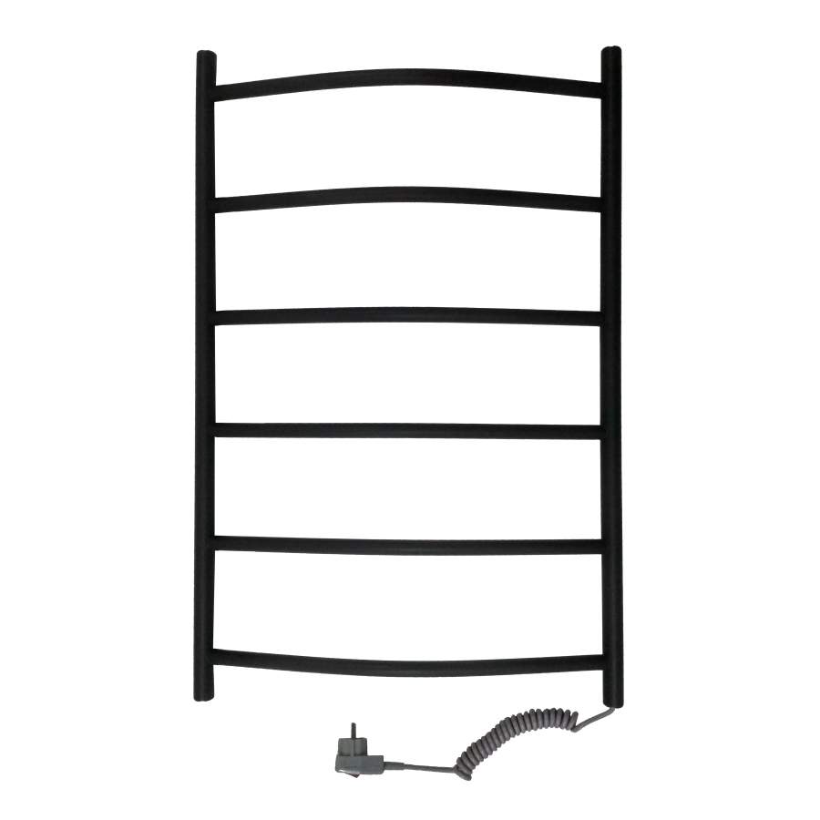Полотенцесушитель электрический Маргроид Вид 4 80х50 черный матовый