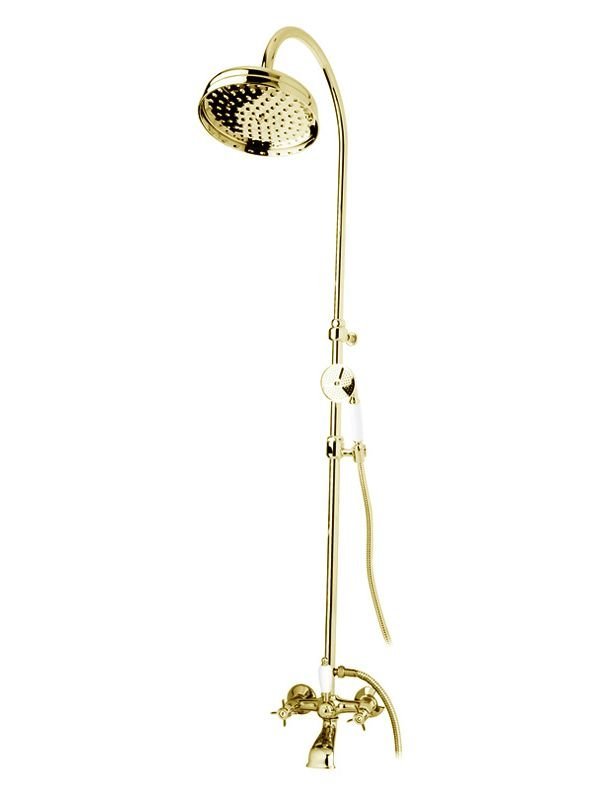 Душевая стойка Cezares LORD-CVD-03/24-M золото