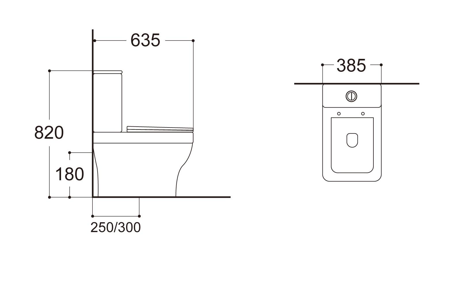 Унитаз-компакт Aquatek Амадео AQ2914-00 с сиденьем Soft Close