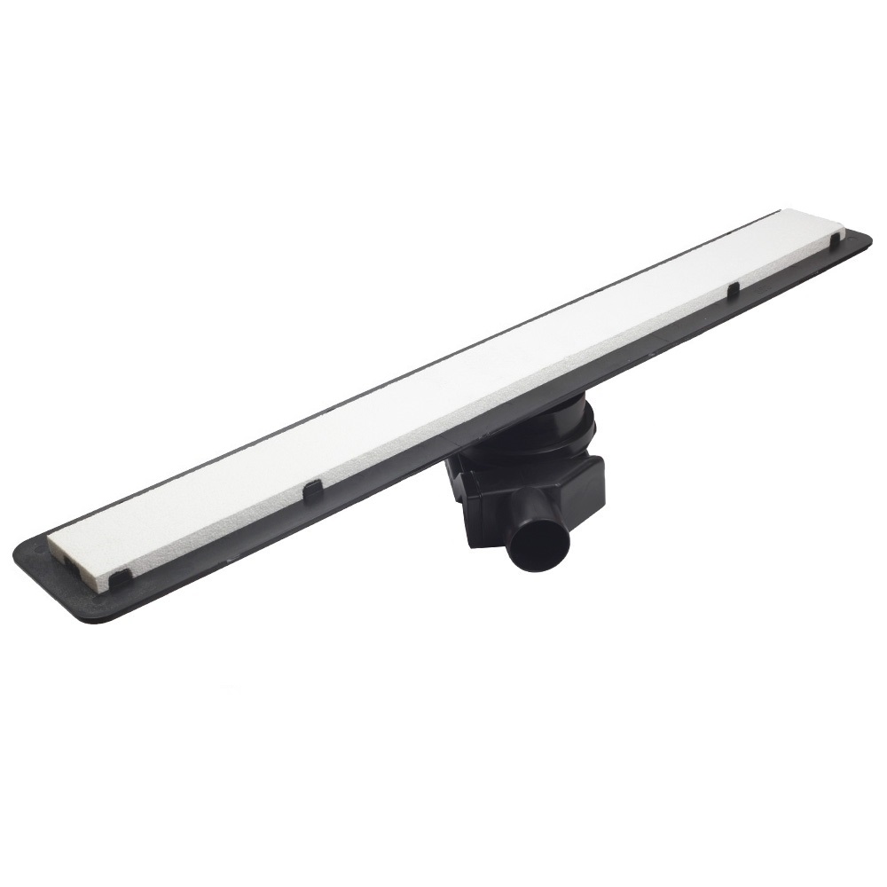 Душевой лоток Pestan Confluo Frameless Line 300 Black Glass