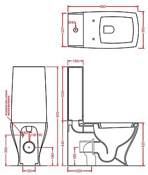 Унитаз-компакт ArtCeram Jazz JZV003