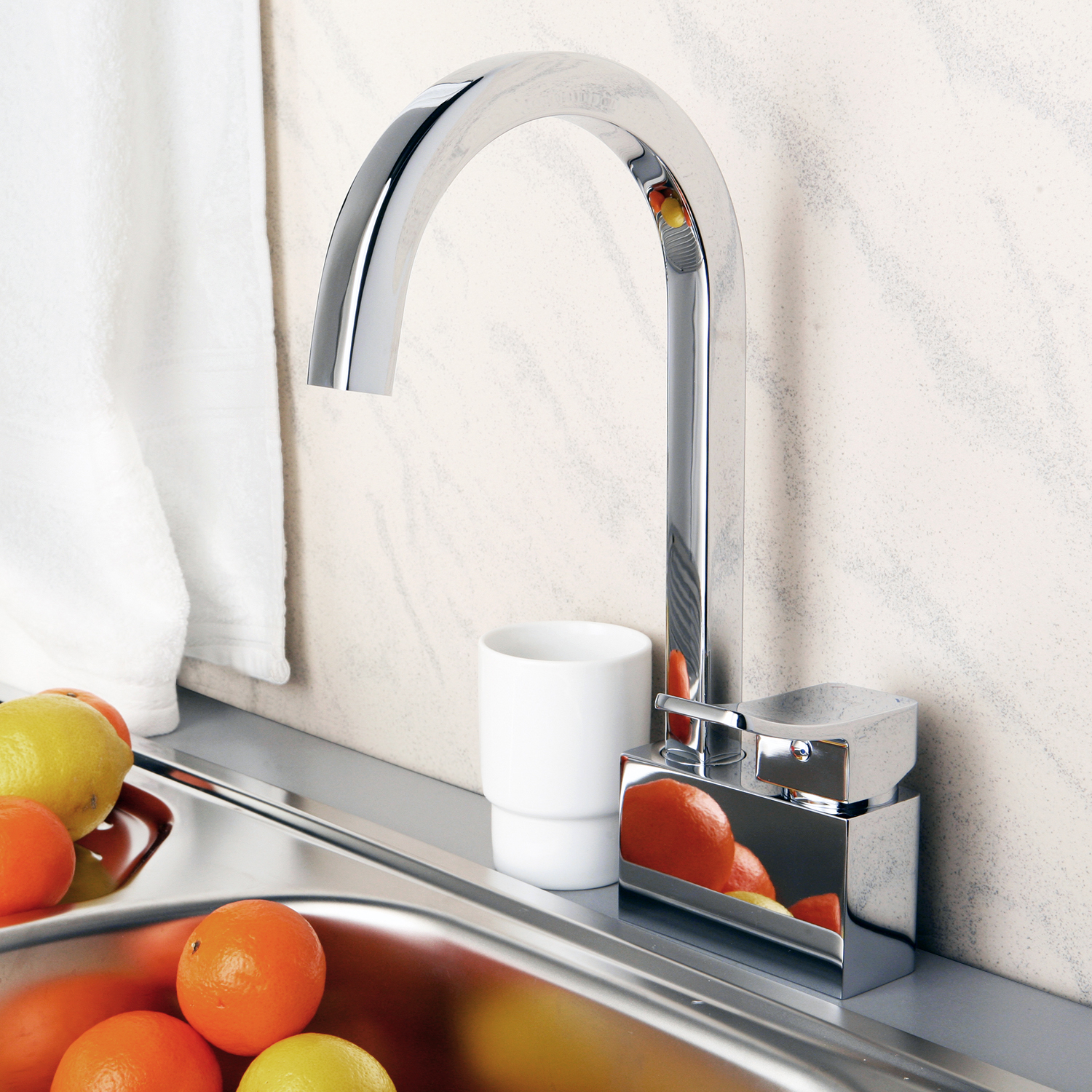 Смеситель для кухни WasserKraft Aller 1067 хром