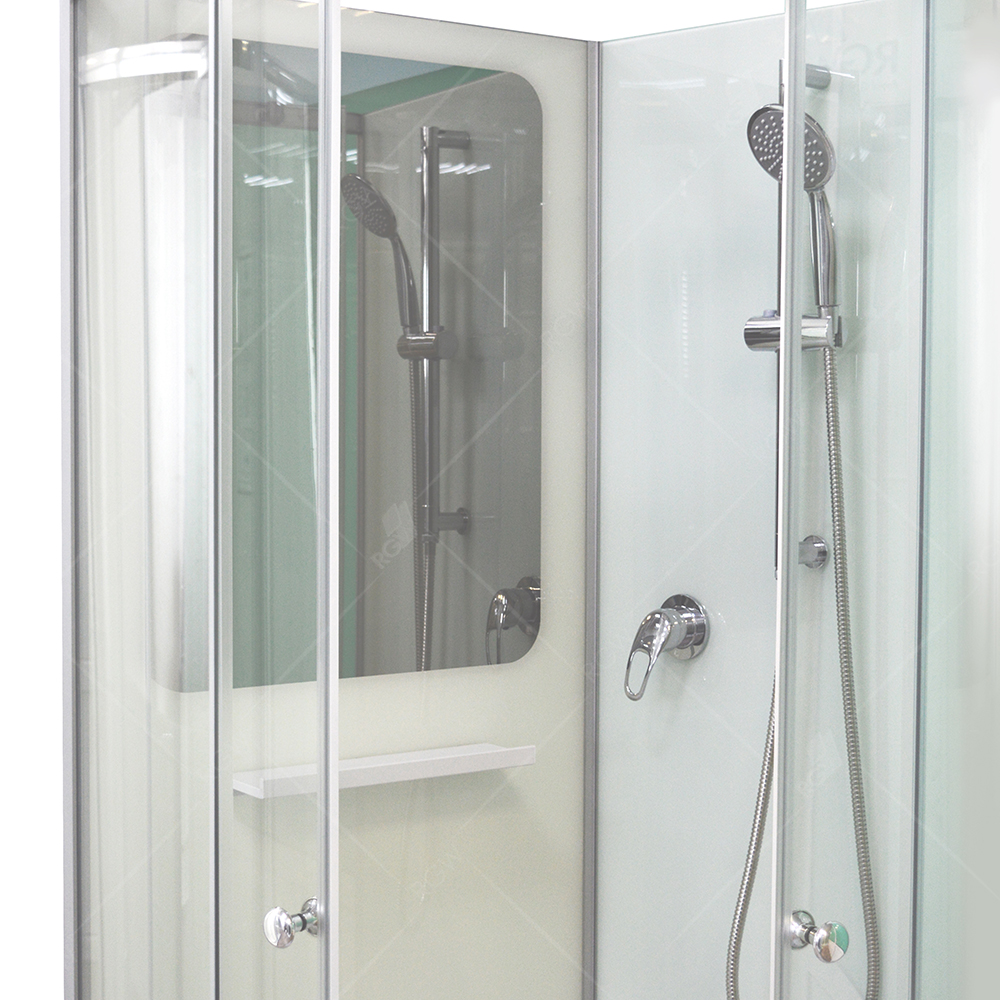 Душевые кабины RGW 381320888-12 80x80x200 профиль матовый хром, стекло прозрачное