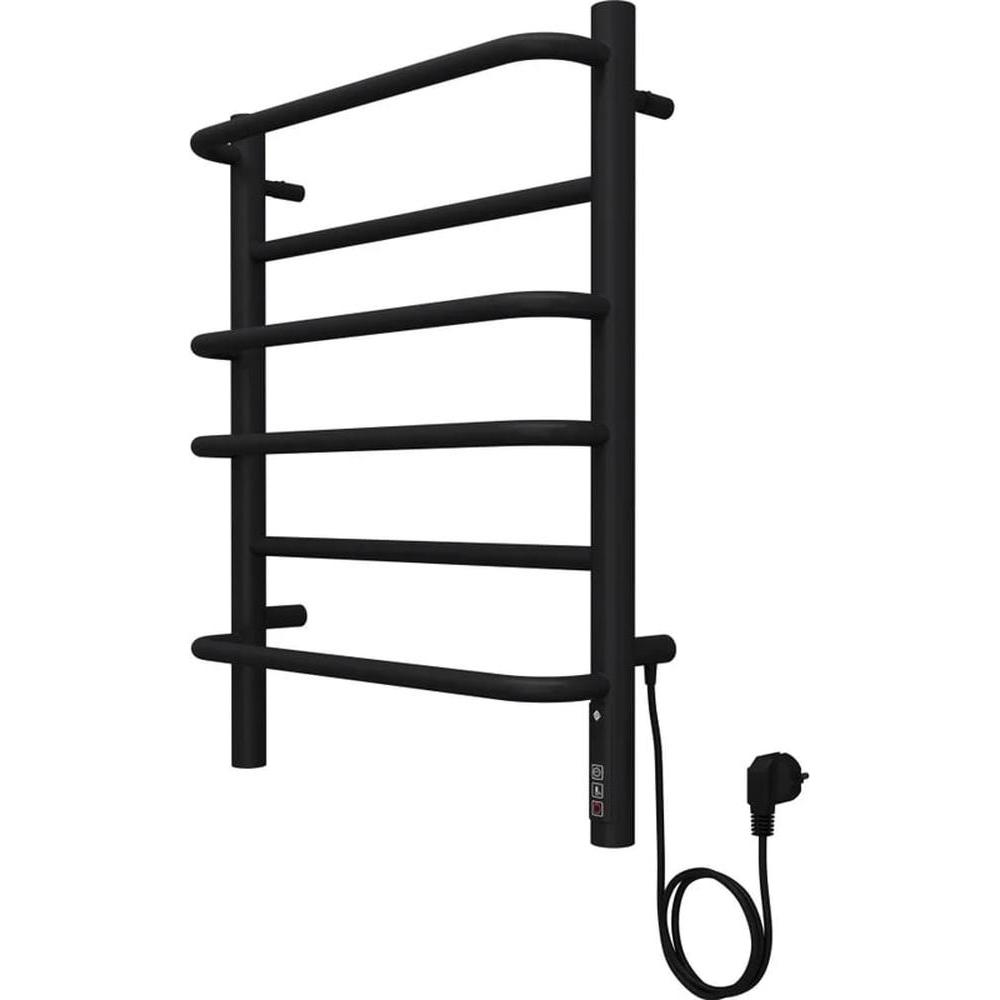 Полотенцесушитель электрический Terminus Евромикс П6 45х60 КС 905, черный матовый