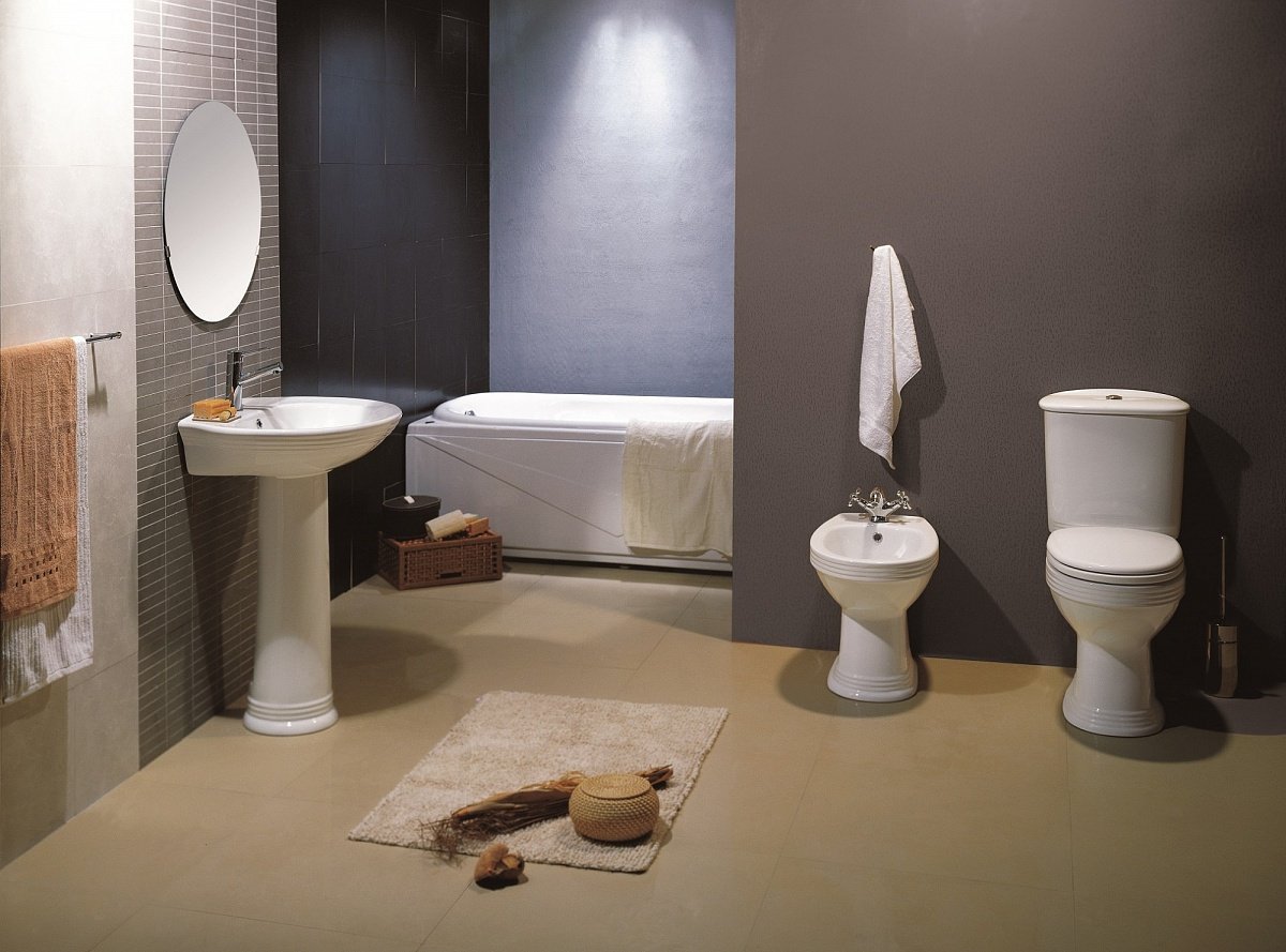 Унитаз напольный унитаз-компакт Creo Ceramique Marseille MA1002+MA1003+MA1001 белый