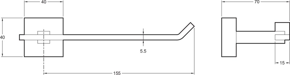Держатель туалетной бумаги Jacob Delafon Mecanique E77870-CP Хром