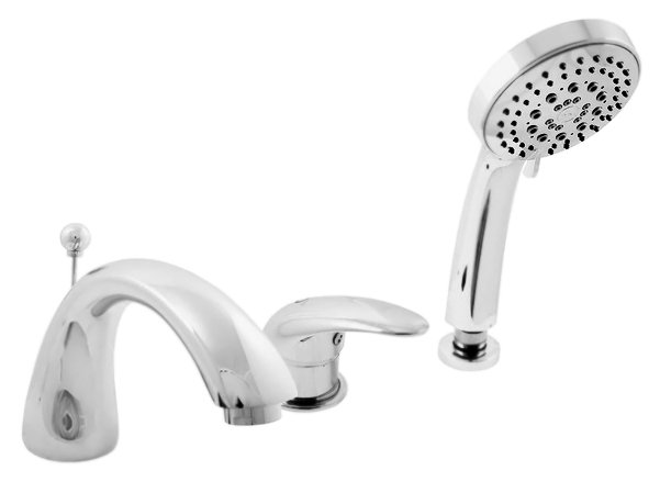 Смеситель на борт ванны Rav Slezak Dunaj D469.5S хром