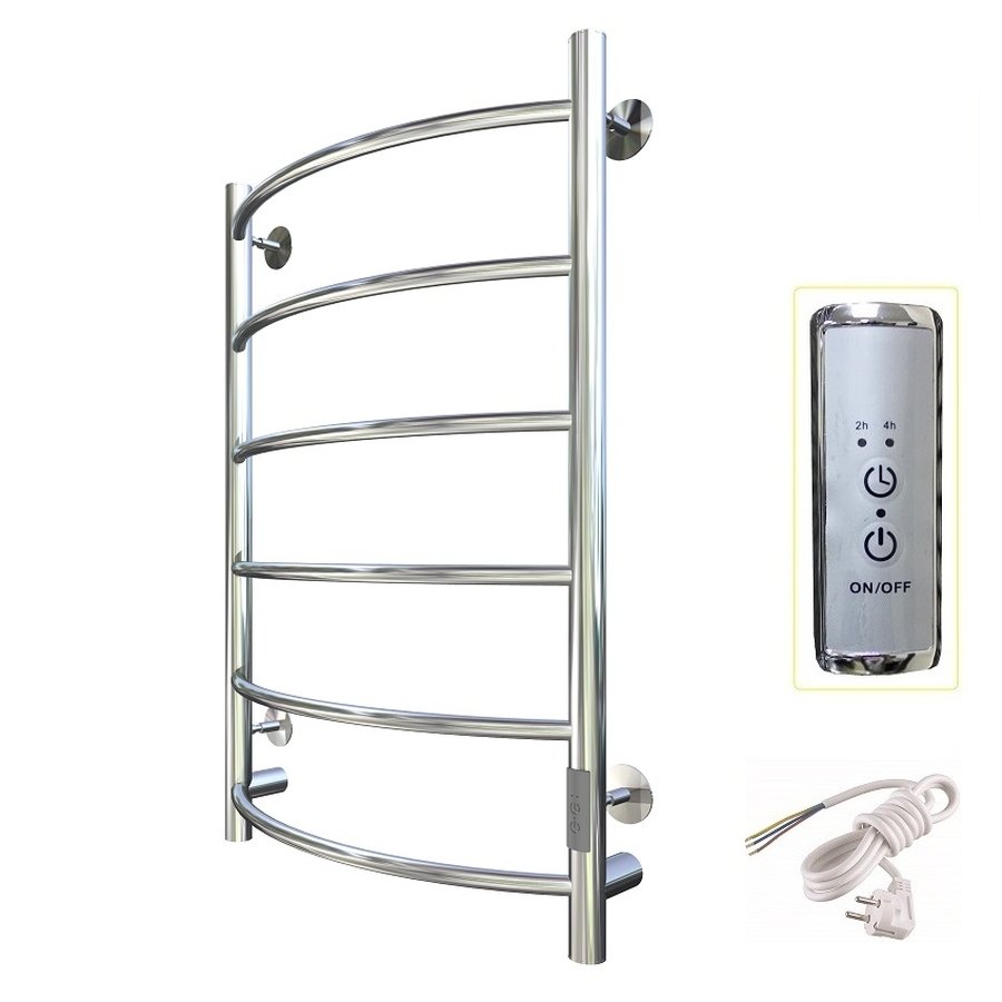 Полотенцесушитель электрический Тругор Пэк серия 5 80х40 хром