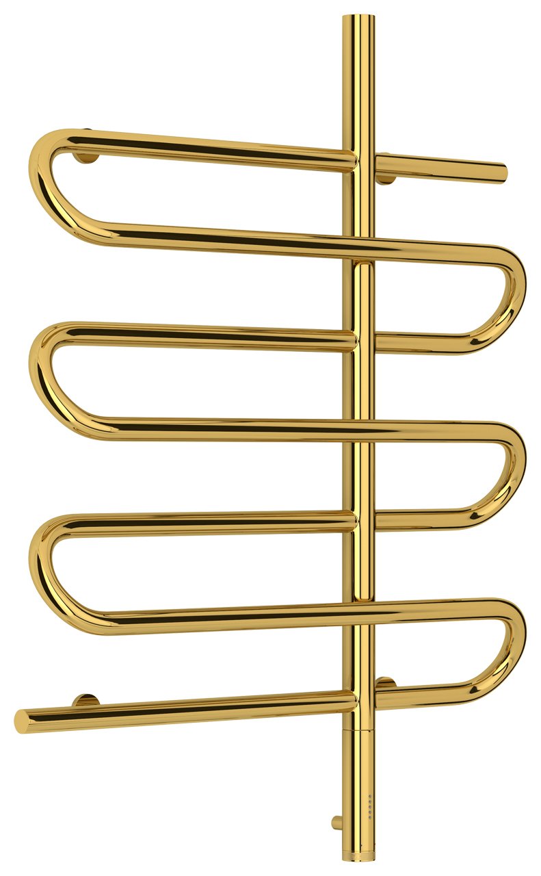 Полотенцесушитель электрический Сунержа Эпатаж 80х60 золото, подключение правое