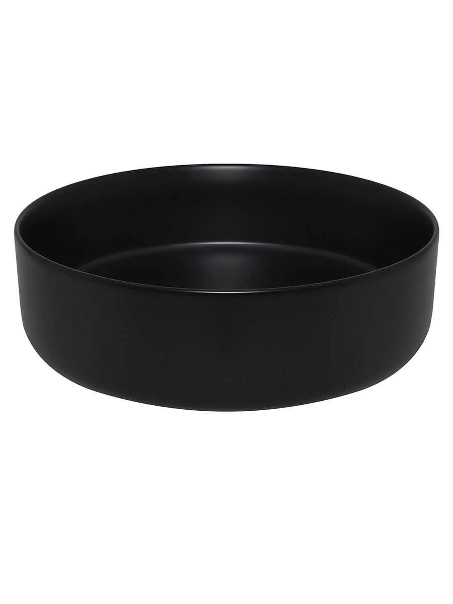 Раковина накладная 35.5см AQUAme AQM5012MB черный матовый