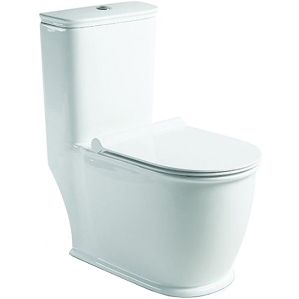 Унитаз моноблок SantiLine SL-5019 с бачком и сиденьем Микролифт
