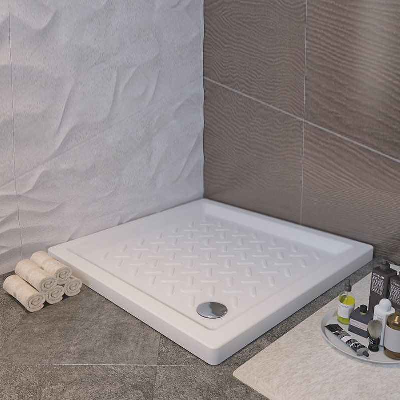 Керамический душевой поддон RGW CER CR-088 90x90x10 Белый